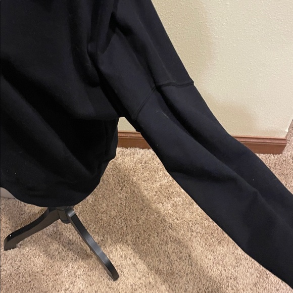 PERFECT WHITE TEE Women's Tyra Black Zip Pullover Sweatshirt Jacket Preppy Small - Picture 6 of 10